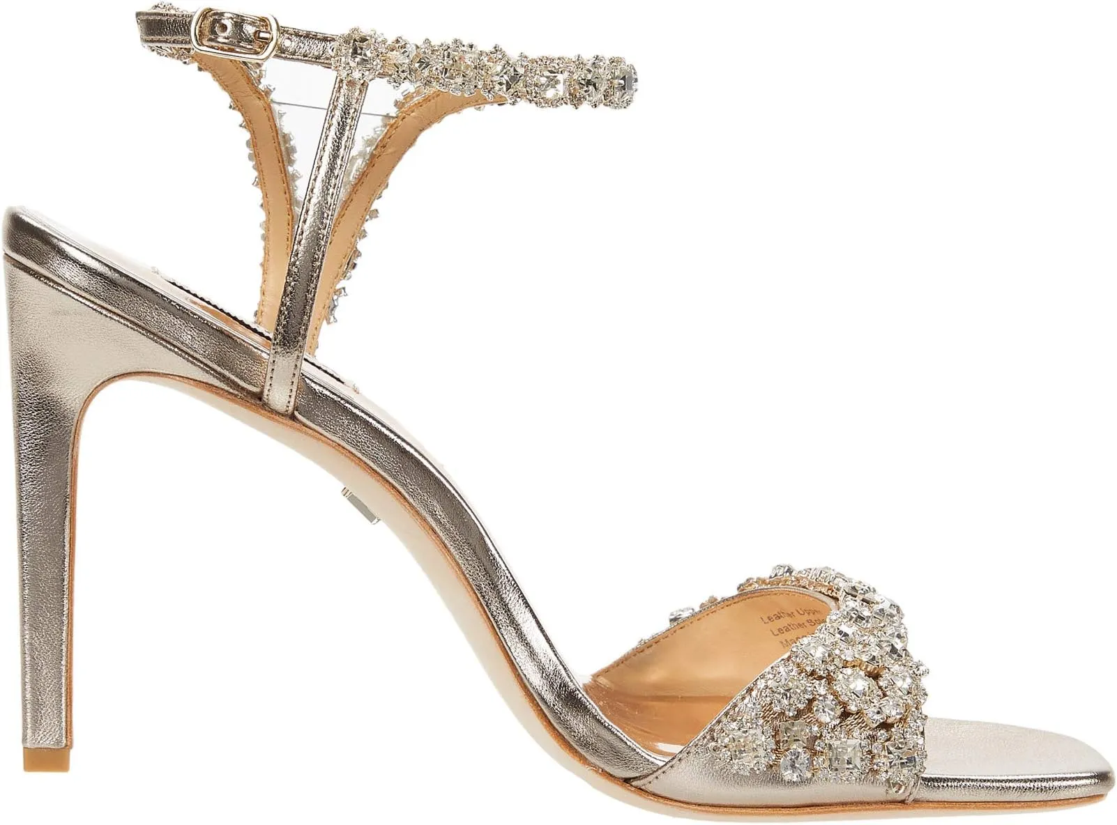Galia Badgley Mischka sandals, Champagne color