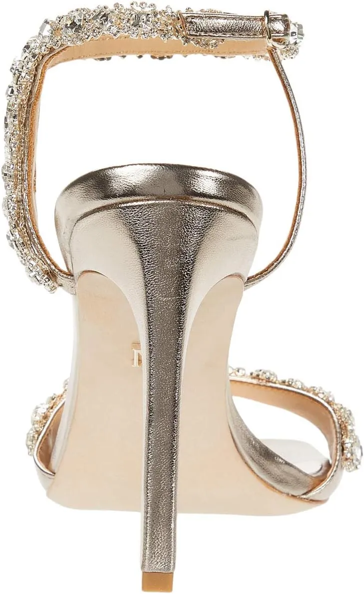 Galia Badgley Mischka sandals, Champagne color