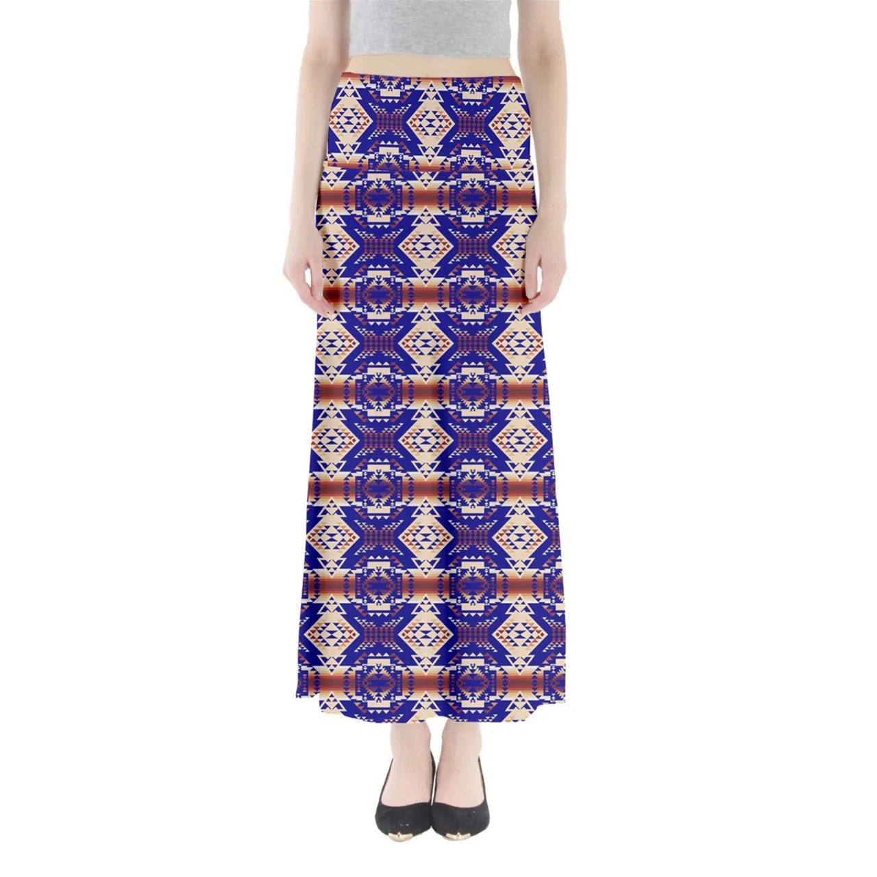 Gathering Earth Lake Full Length Maxi Skirt