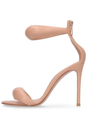 Gianvito Rossi   105mm Bijoux padded leather sandals 