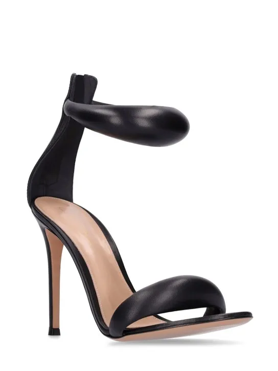 Gianvito Rossi   105mm Bijoux padded leather sandals 