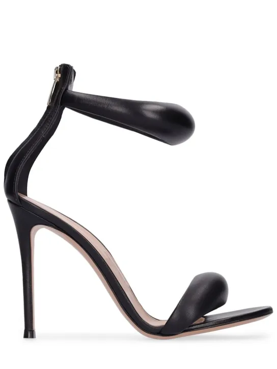 Gianvito Rossi   105mm Bijoux padded leather sandals 