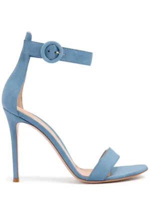 Gianvito Rossi   105mm Portofino suede sandals 