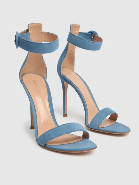 Gianvito Rossi   105mm Portofino suede sandals 
