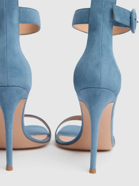 Gianvito Rossi   105mm Portofino suede sandals 