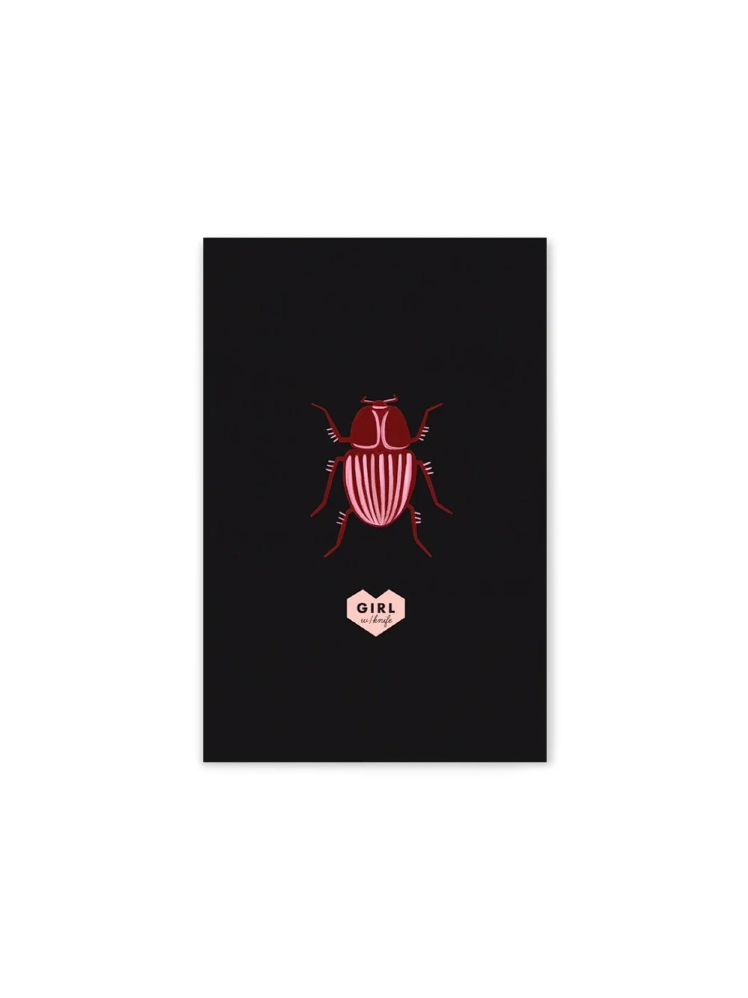 Girl With Knife Important Sh*t Mini Notebook - Brands We Love