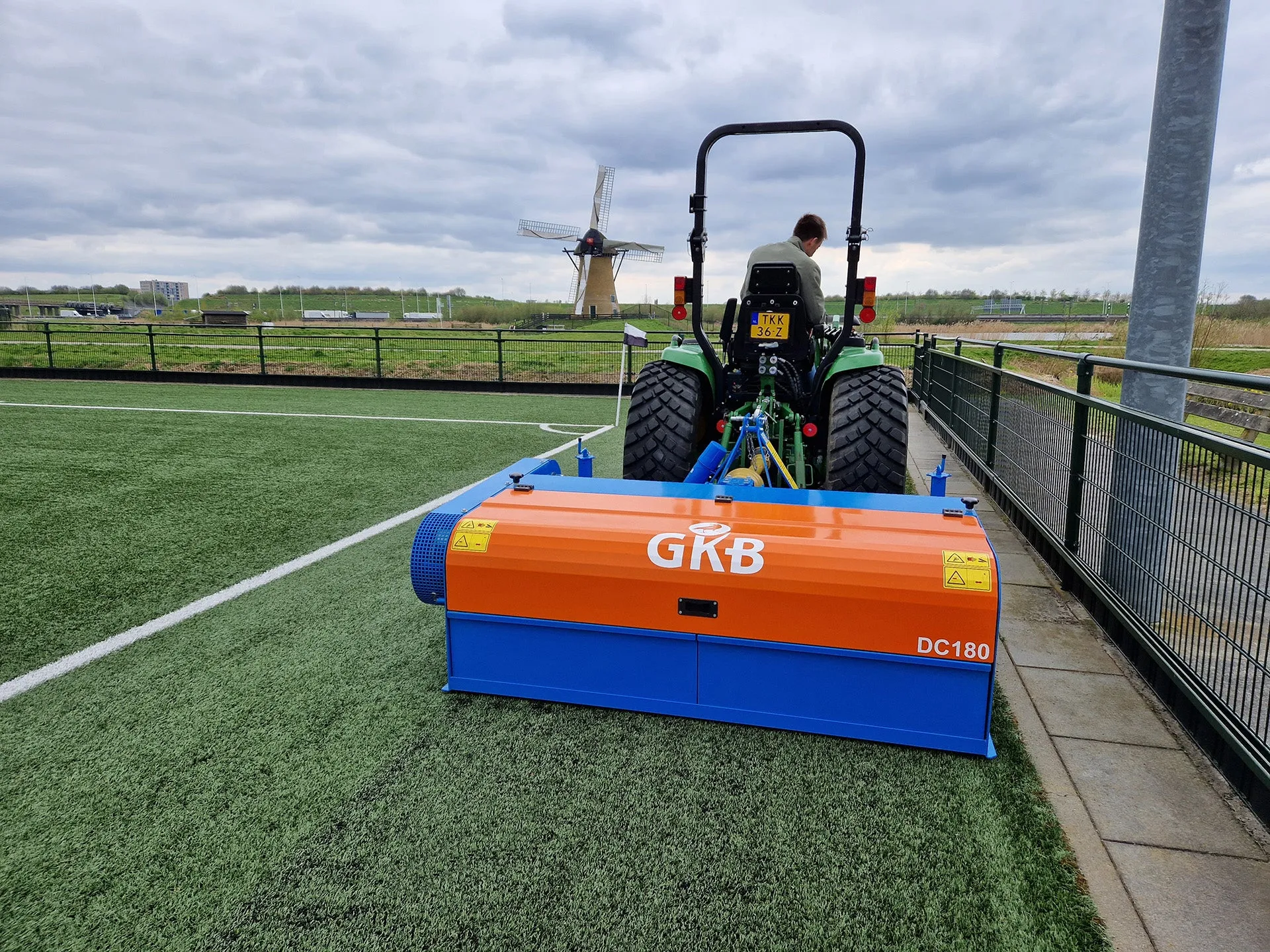 GKB Deep Clean With Rubber Wheels | Model DC120"-180" | Working Width 47"- 71" | 30-40HP | For Tractor