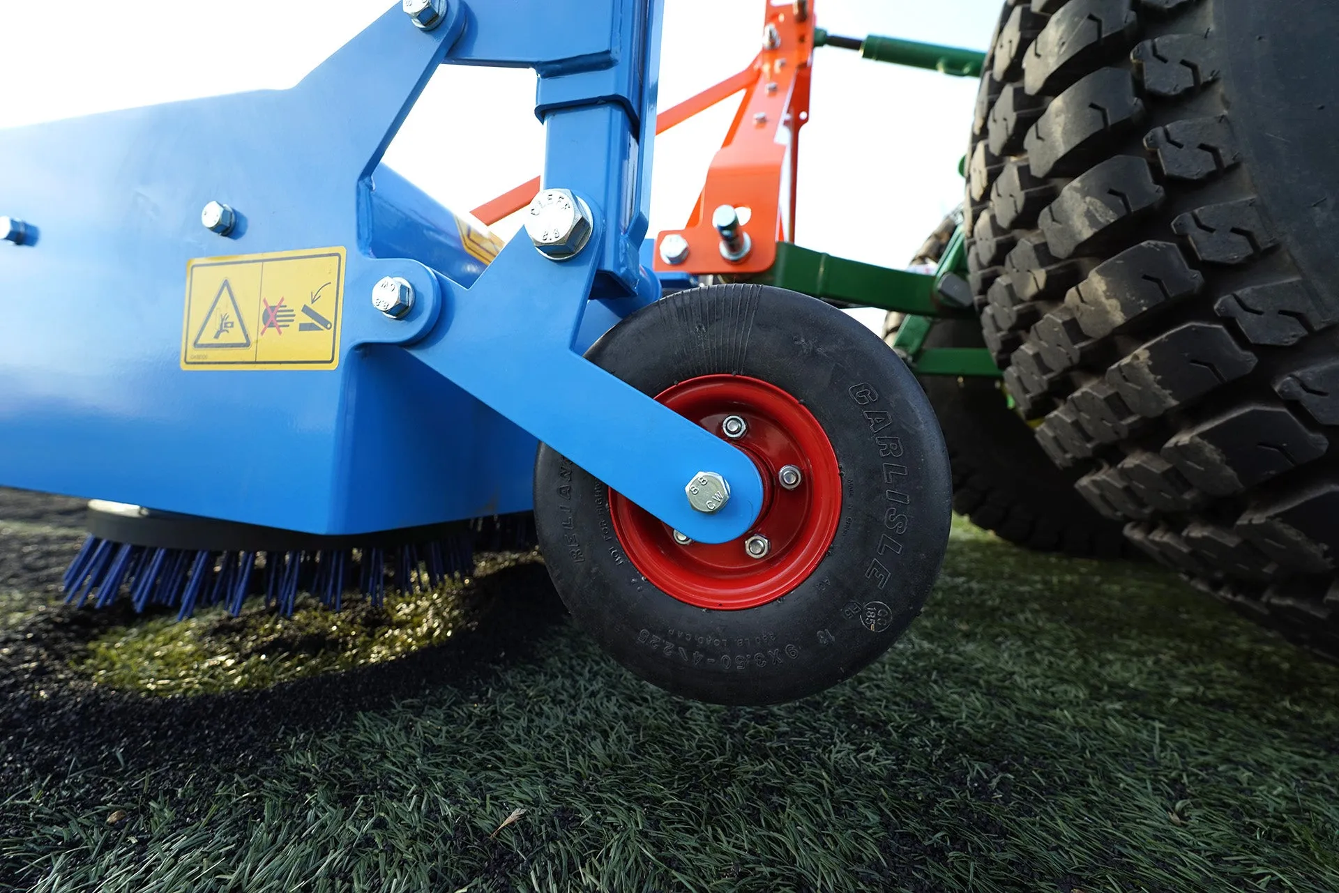 GKB Renovator With Rotating Brushes / Rubber Wheels | Model RV160-RV200 | Working Width 63"-79"| 30-55HP | For Tractor