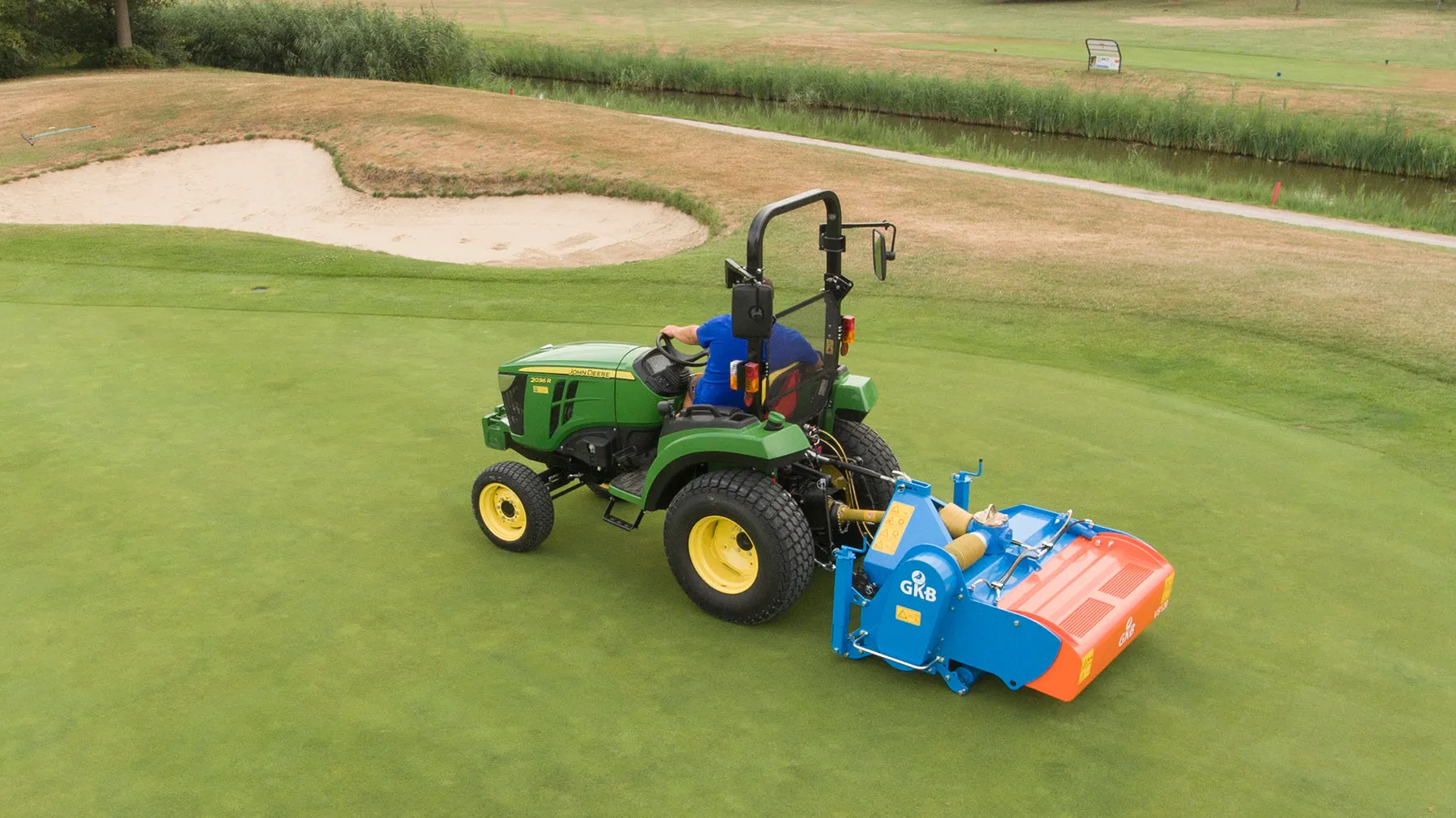 GKB V-Strong Verticutter With Hydraulic Valve | Model VS120-VS240 | Working Width 47''-94''| HP 40-90 | For Tractor