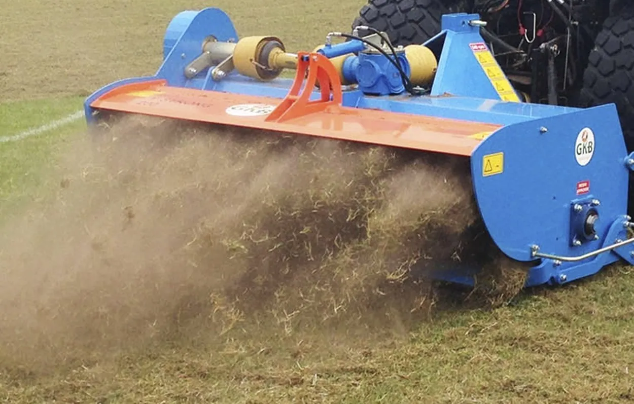 GKB V-Strong Verticutter With Hydraulic Valve | Model VS120-VS240 | Working Width 47''-94''| HP 40-90 | For Tractor