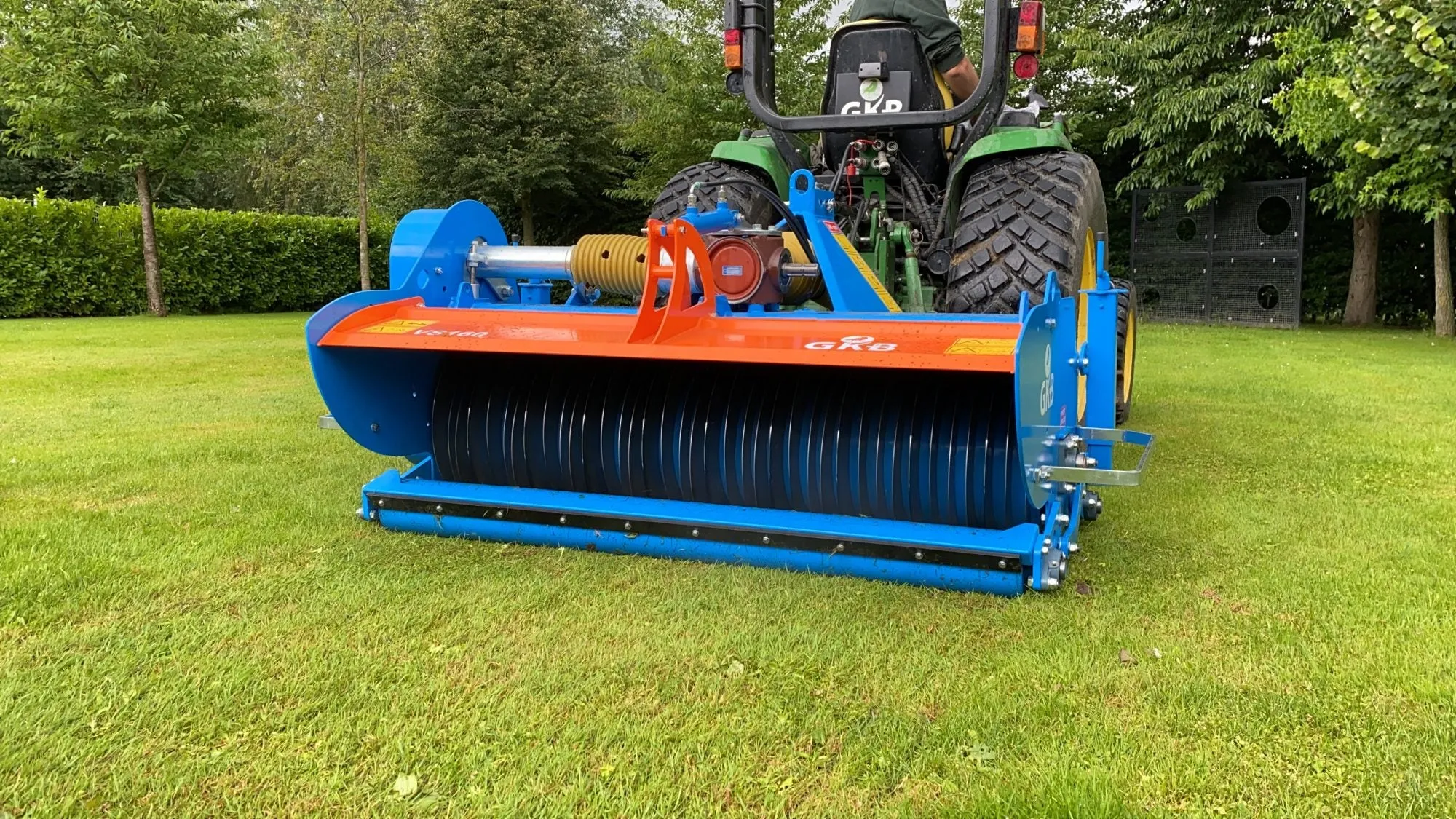 GKB V-Strong Verticutter With Hydraulic Valve | Model VS120-VS240 | Working Width 47''-94''| HP 40-90 | For Tractor