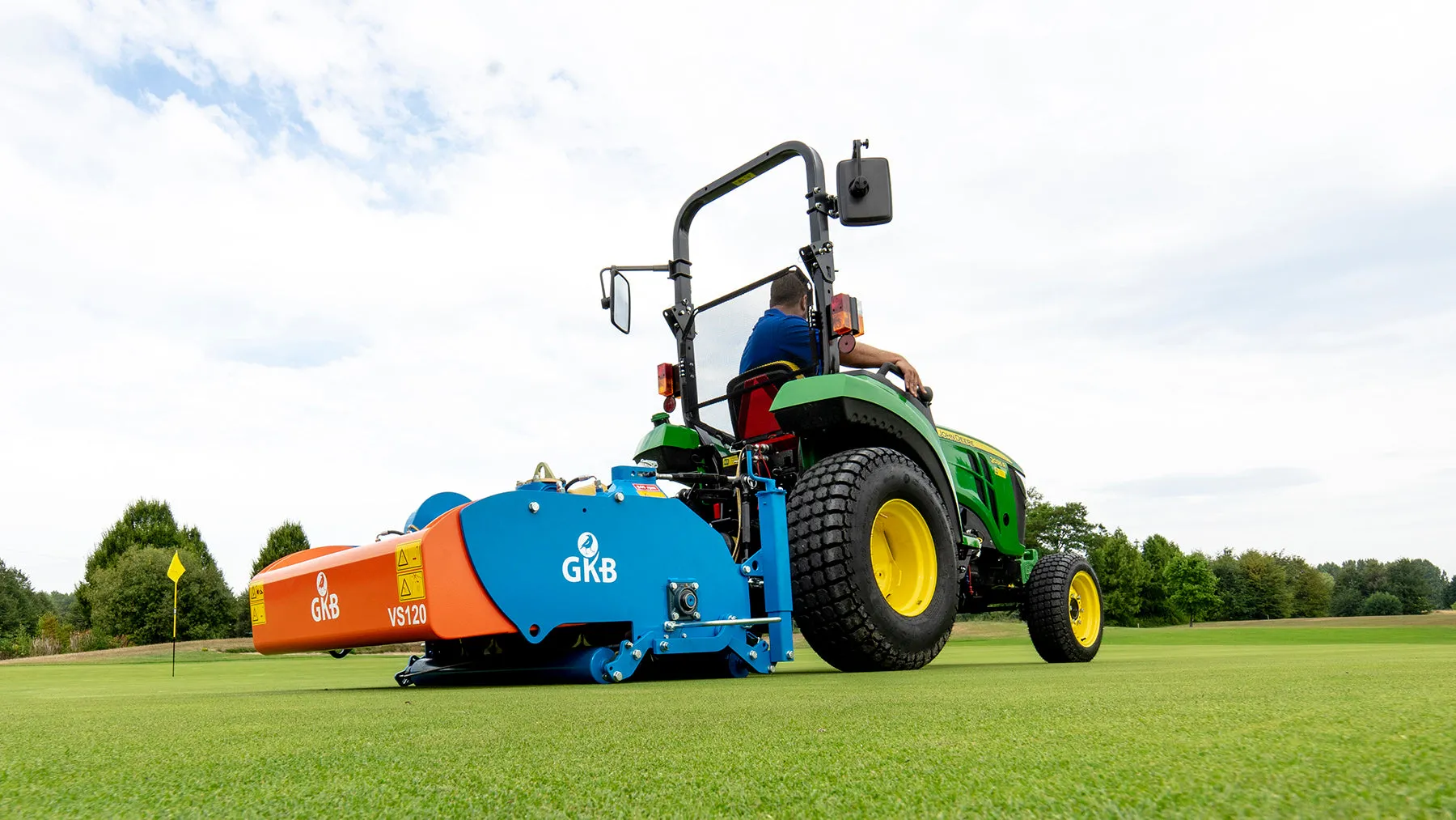 GKB V-Strong Verticutter With Hydraulic Valve | Model VS120-VS240 | Working Width 47''-94''| HP 40-90 | For Tractor
