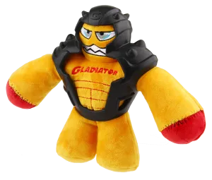 Gladiator squeaker inside (Yellow) - Plush/TPR- Medium