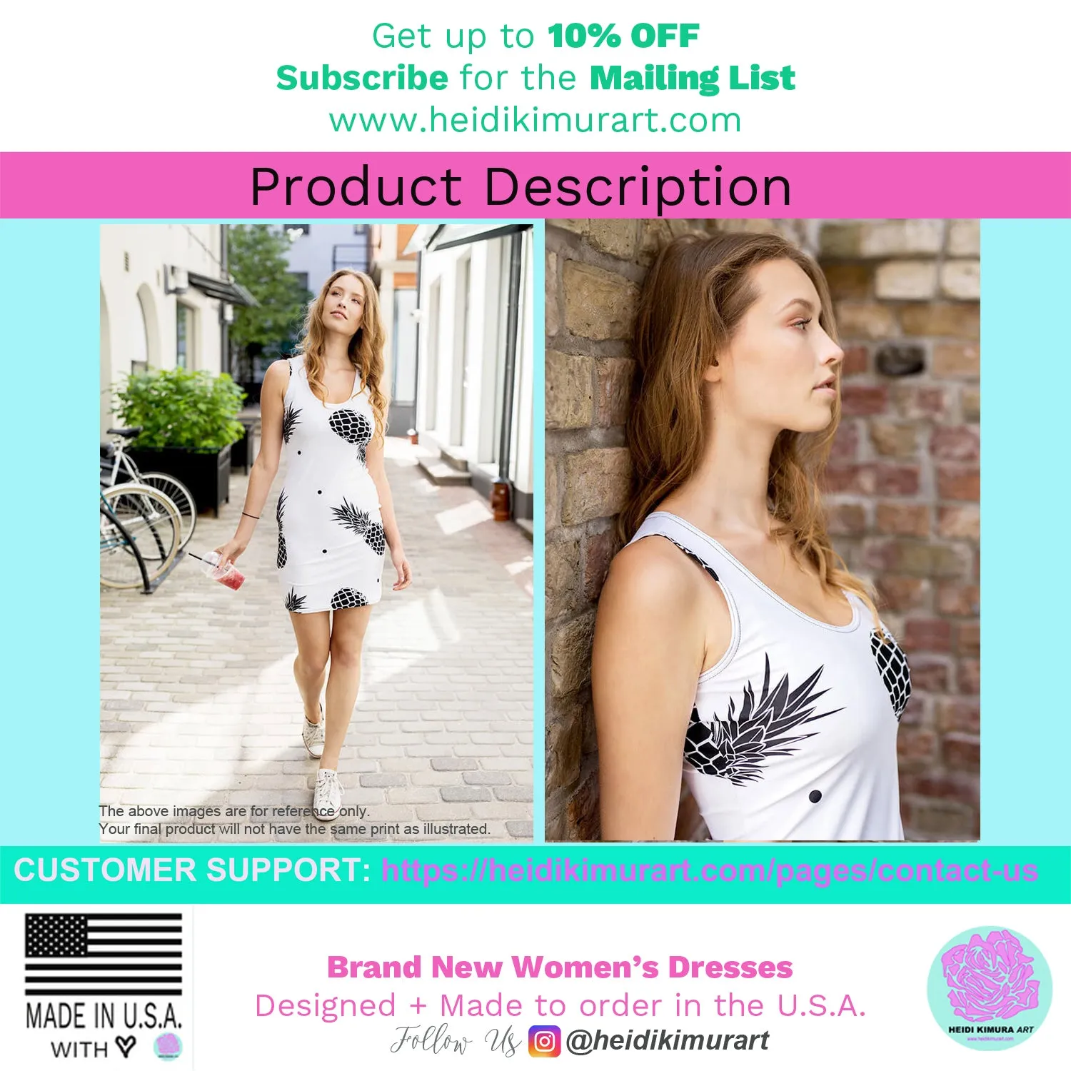 Green Tiger Stripe Women's Dress, Sexy 1-piece Sleeveless Best Party Dress-Made in USA/EU