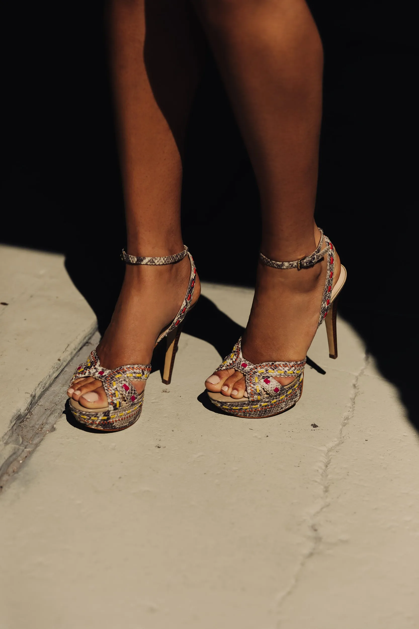 Guess Y2K Ankle Strap Stilettos / Size 8
