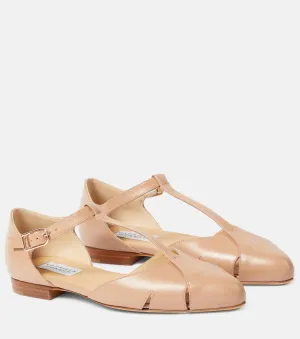 Harlow Gabriela Hearst leather ballerinas, black
