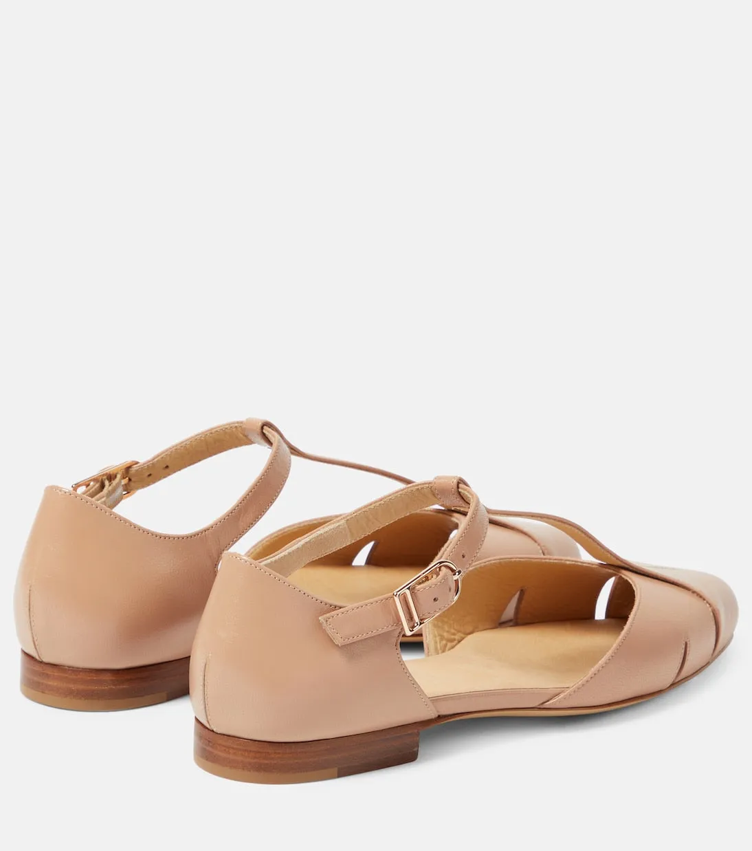 Harlow Gabriela Hearst leather ballerinas, black