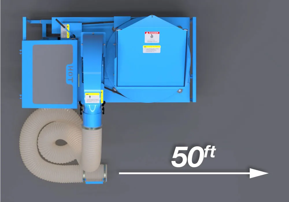 Harper Industries Top Feed Straw Blower Trailer Mounted | 32 Knives  | Skid Type