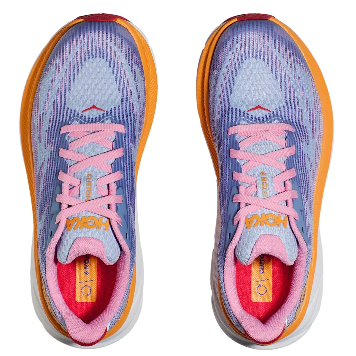 Hoka One One Girl's (Grade School) Clifton 9 Peony/Mirage