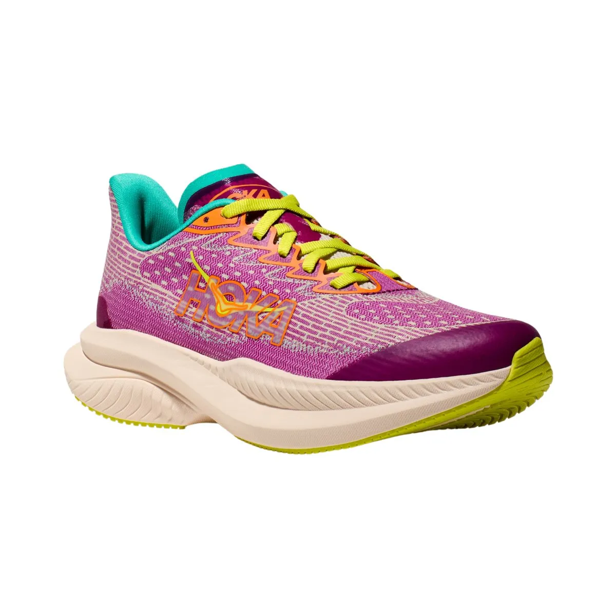 Hoka One One Girl's (Grade School) Mach 6 Fuchsia