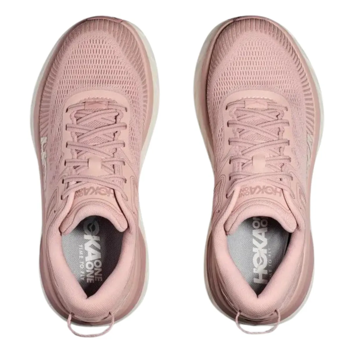 Hoka One One Women's Bondi 7 Peach Whip/White