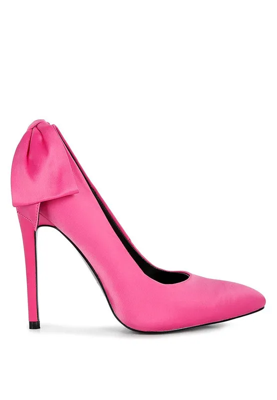 HORNET - Green Satin Stiletto Shoes For women