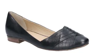 Hush Puppies Marley Womens Leather Slip On Ballet Pump