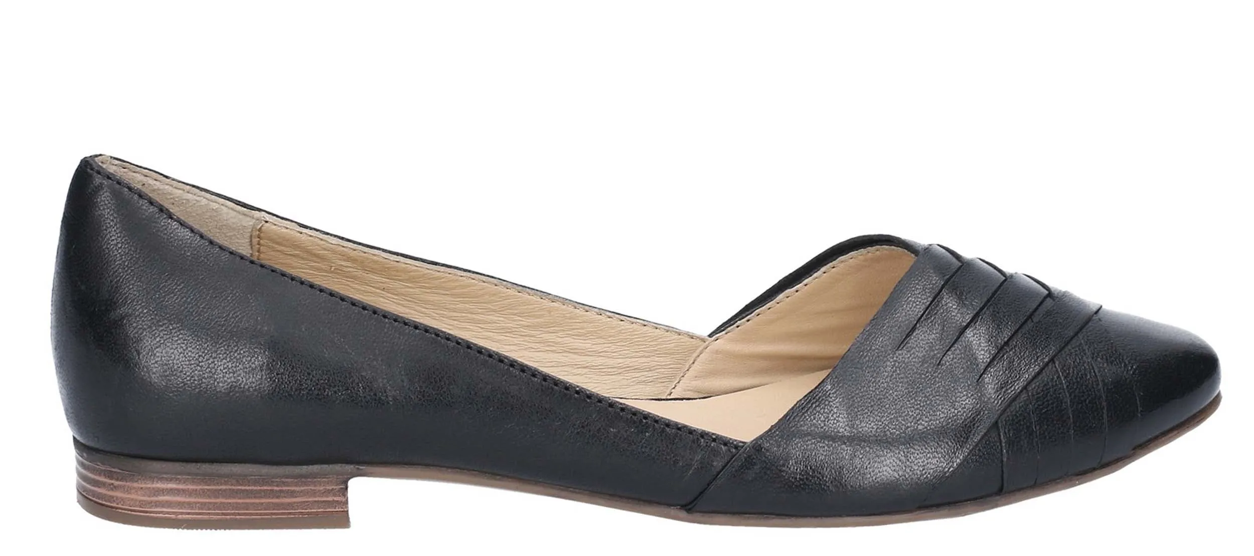 Hush Puppies Marley Womens Leather Slip On Ballet Pump