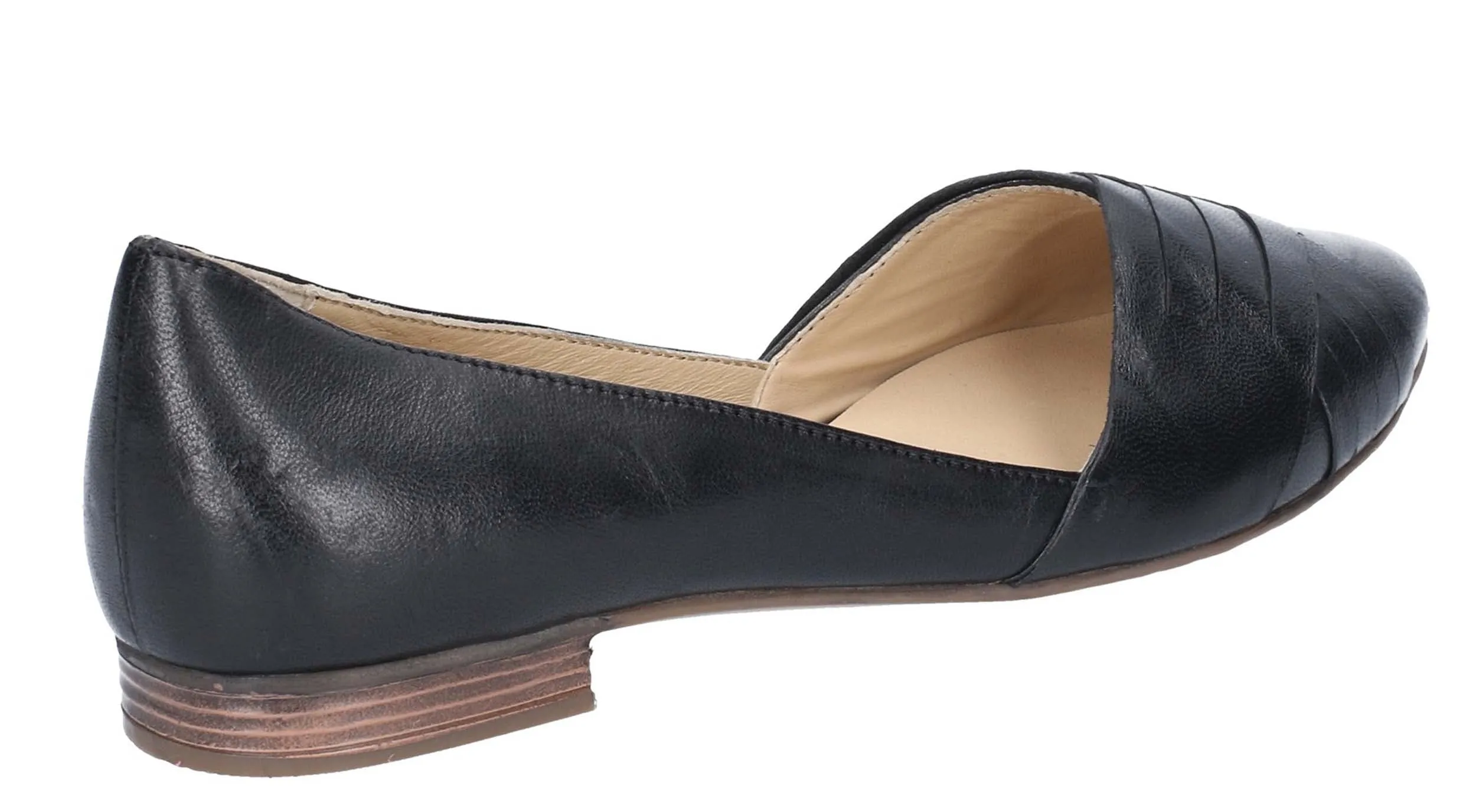 Hush Puppies Marley Womens Leather Slip On Ballet Pump