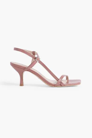 IRIS & INK Fatimah Leather Slingback Sandals, Antique Rose