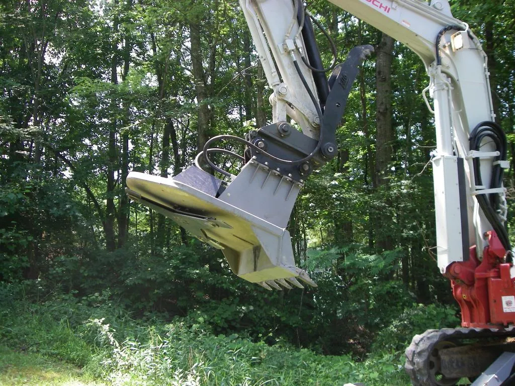 IS Attachments 36" to 60" Brush Cutter 13 GPM-13 GPM | For Excavator