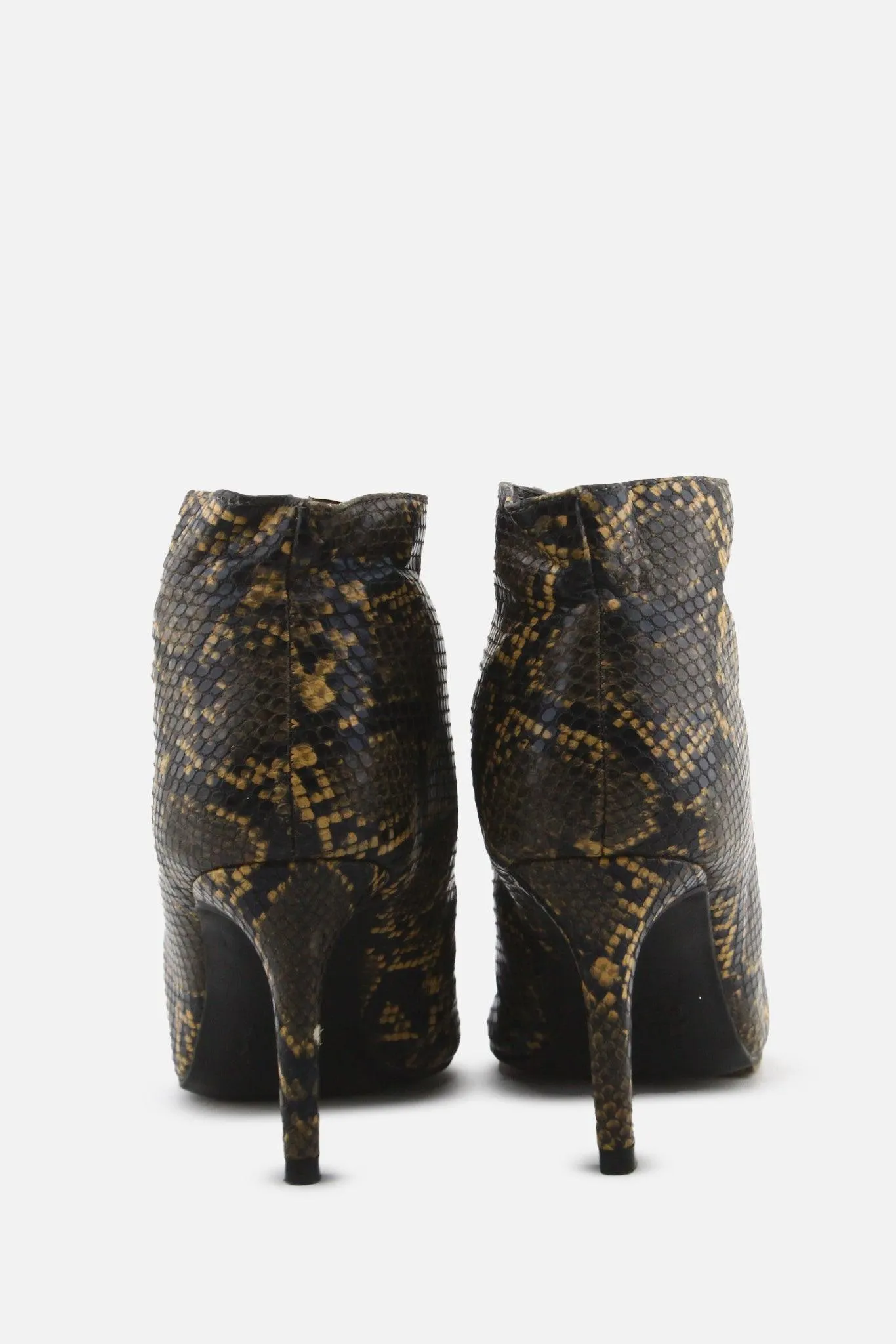 Jenny Fairy Zipper Stilettos Ankle Boots | 100% Authentic Leather
