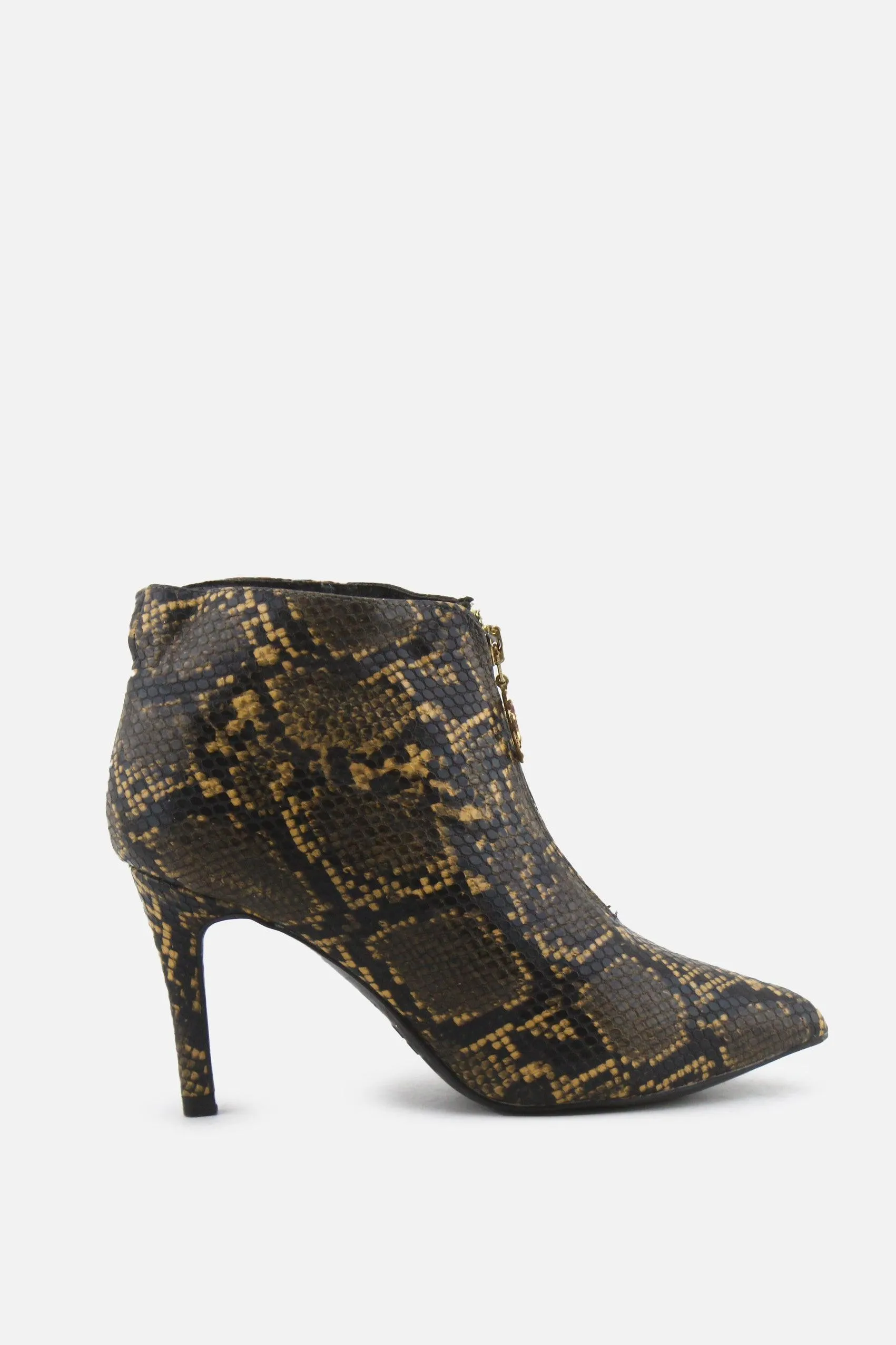 Jenny Fairy Zipper Stilettos Ankle Boots | 100% Authentic Leather