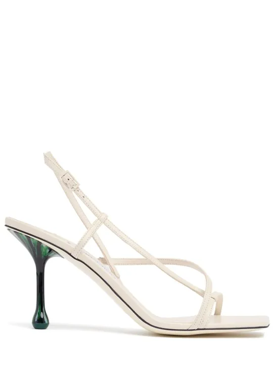 Jimmy Choo   80mm Etana leather sandals 