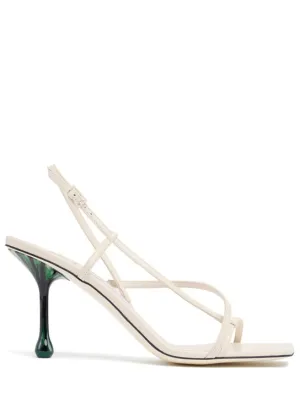 Jimmy Choo   80mm Etana leather sandals 