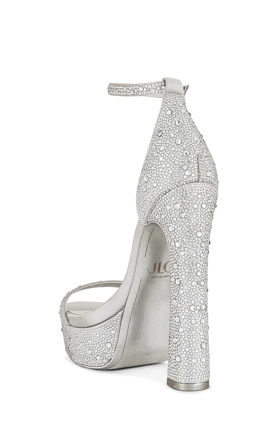 JLO Jennifer Lopez x REVOLVE Rodeo Sandals, Silver