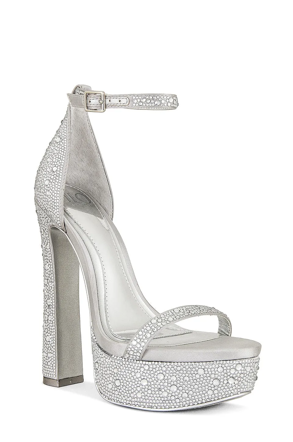 JLO Jennifer Lopez x REVOLVE Rodeo Sandals, Silver