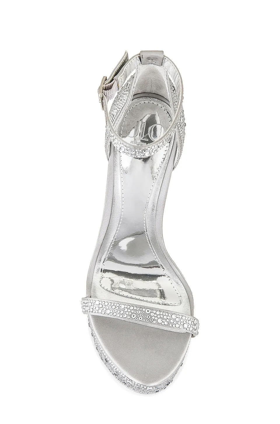 JLO Jennifer Lopez x REVOLVE Rodeo Sandals, Silver