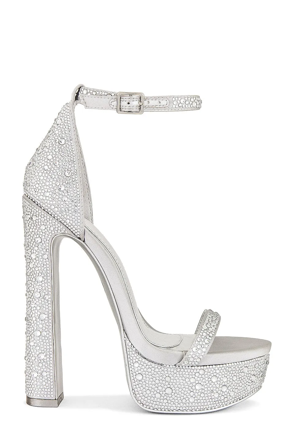 JLO Jennifer Lopez x REVOLVE Rodeo Sandals, Silver