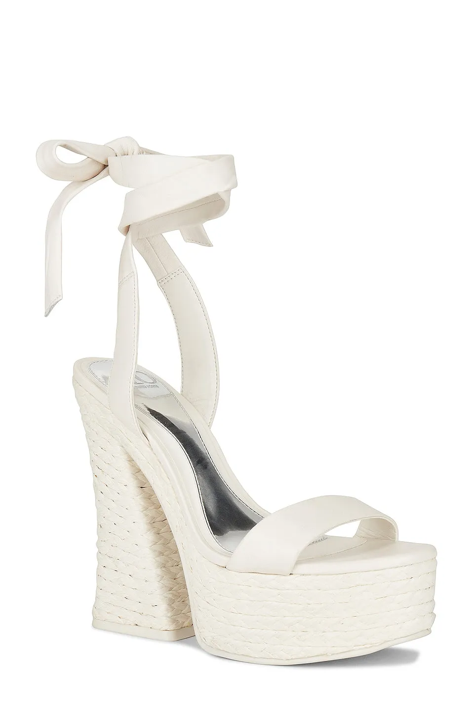 JLO Jennifer Lopez x REVOLVE Webster sandals, white