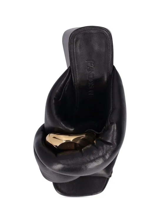 JW Anderson   80mm Twisted heel sandals 