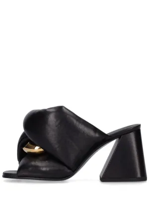 JW Anderson   80mm Twisted heel sandals 