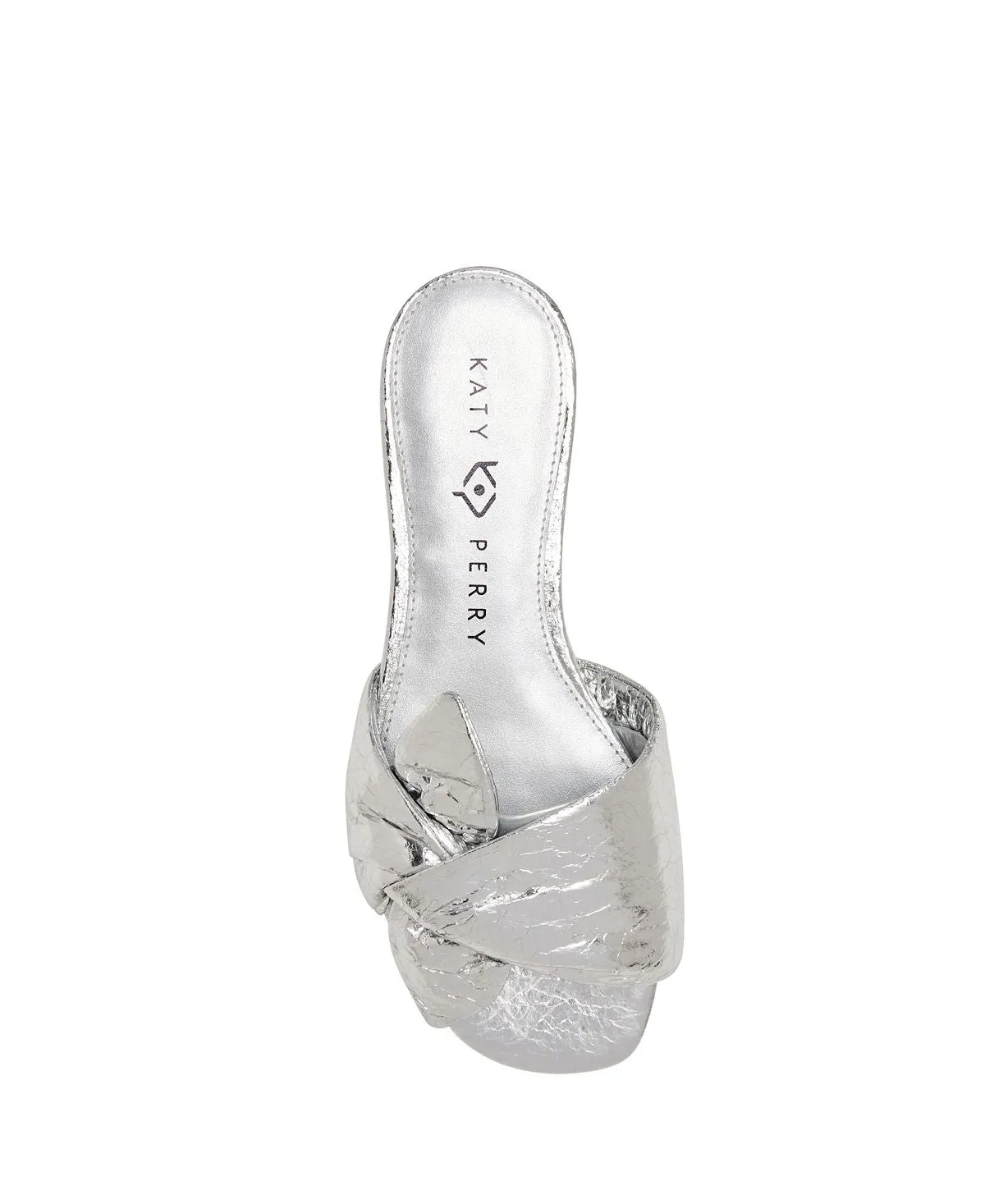 Katy Perry Women's The Halie Bow Sandals, Silver