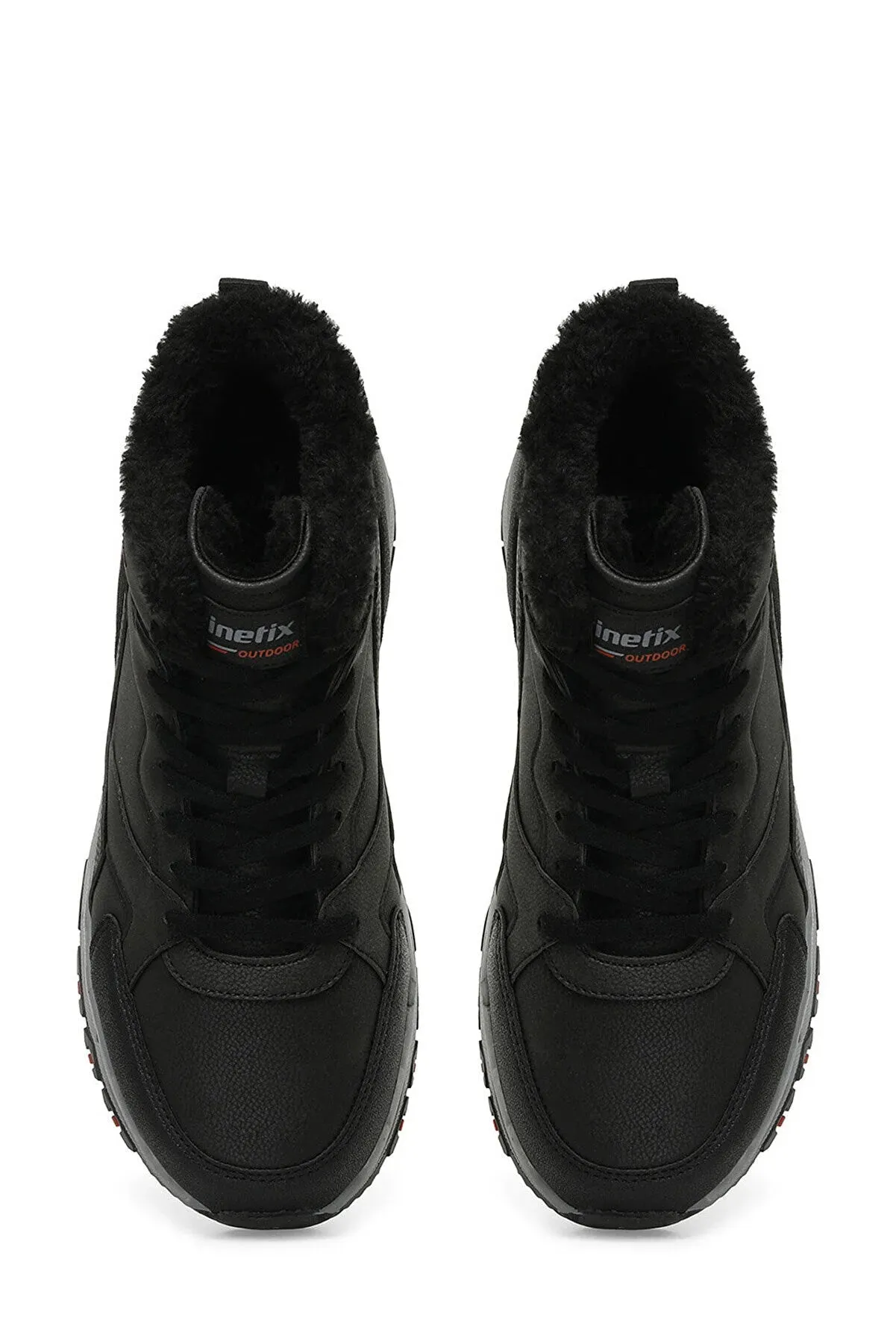Kinetix Men's Black Shearling Boots