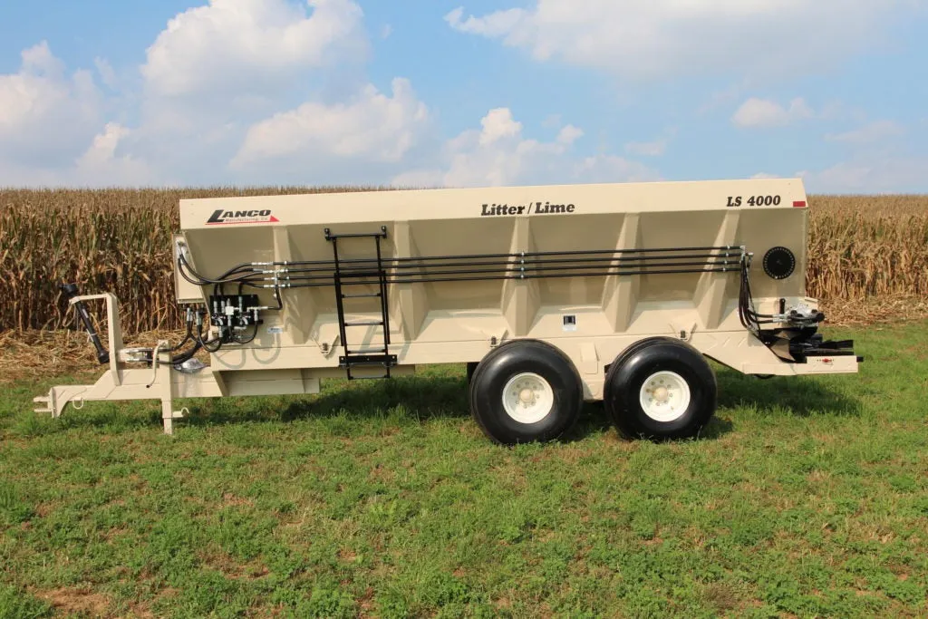 Lanco Spreaders Litter & Lime Spreaders | LS-3550, 4000, 4440, 4880, 5330 & 5780 Model | For Tractors