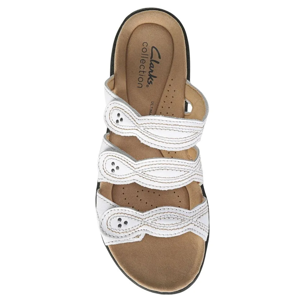 Laurieann Ayla Women's Sandals Medium/Wide Clarks, White