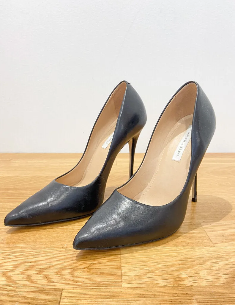 Leather 4.5" Stilettos
