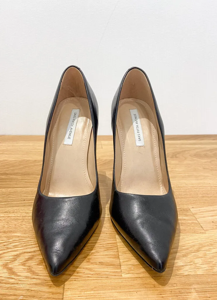 Leather 4.5" Stilettos