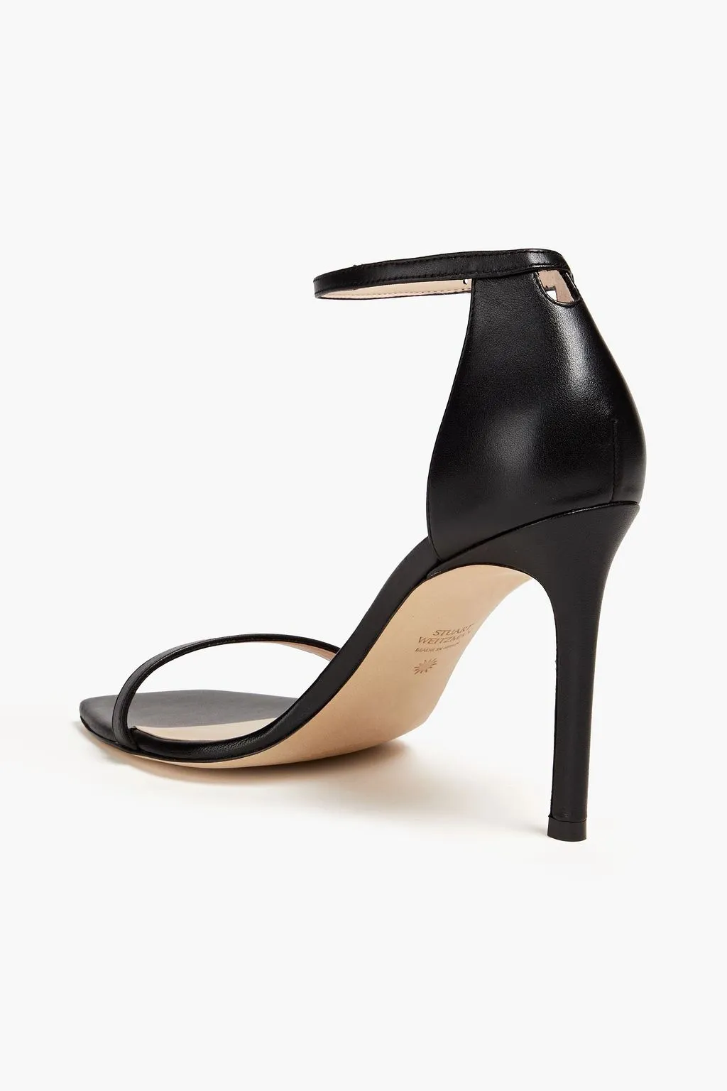 Leather sandals Amelina 95 STUART WEITZMAN, black