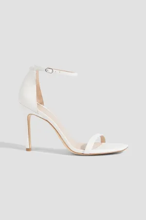 Leather sandals Amelina 95 STUART WEITZMAN, white